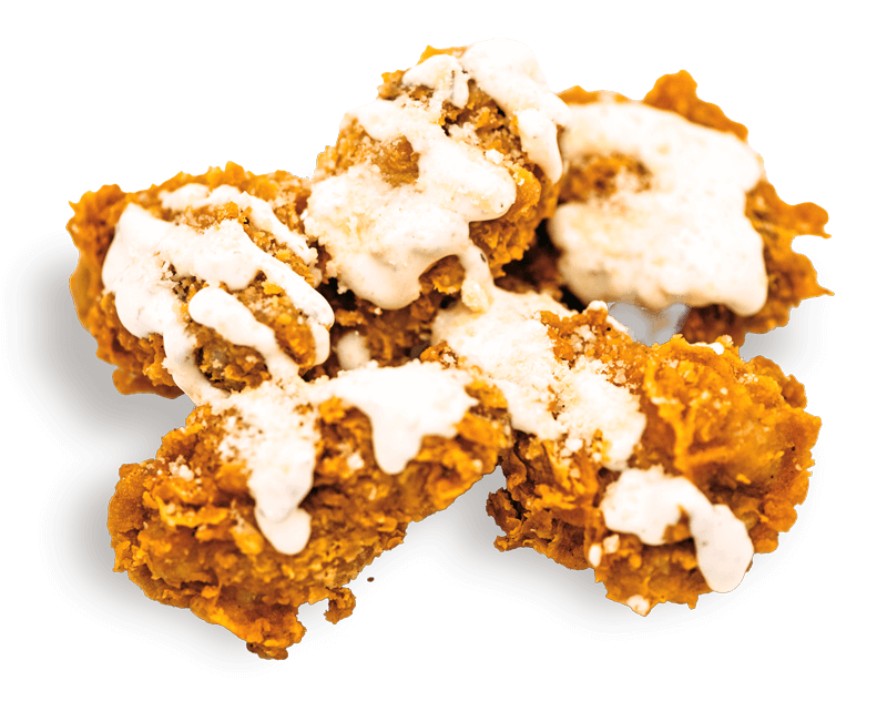 3 Usturoi și Parmesan wings + cartofi prajiti